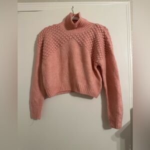 Free People Light Pink Sweater - Size XS